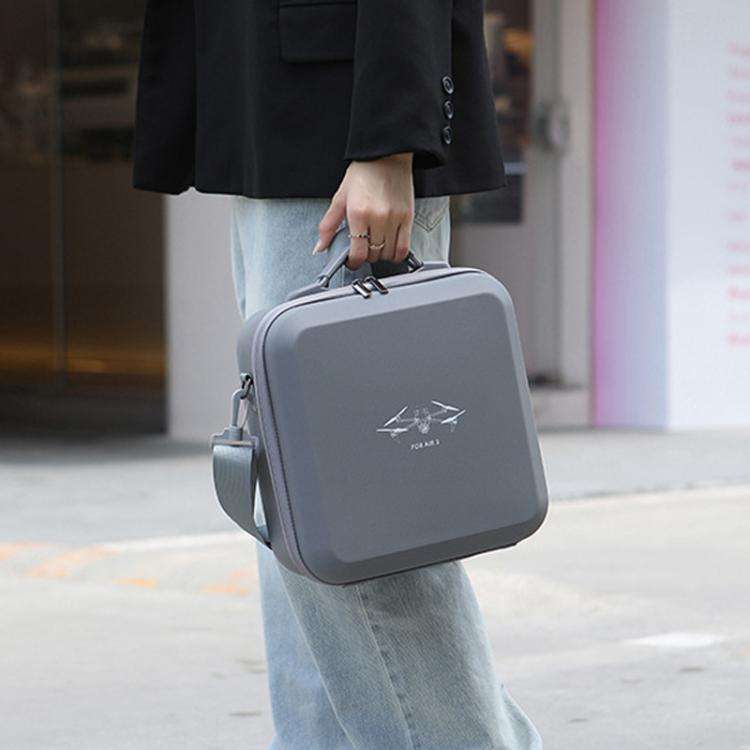 For DJI Air 3 / RC2 / RC-N2 BKANO A3-009 Crossbody Bag Suitcase(Gray)