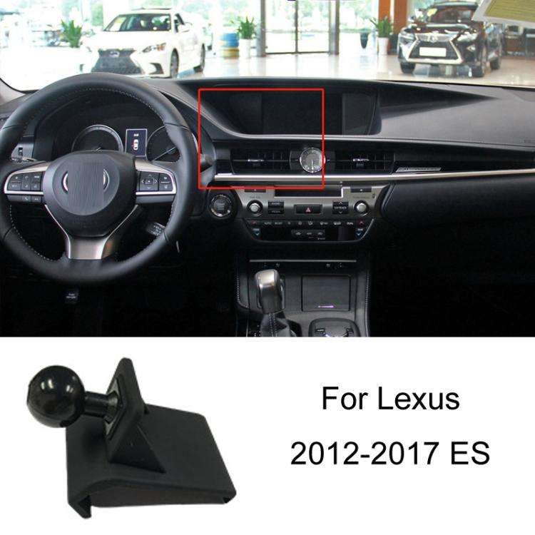 For Lexus Car Special Mobile Phone Navigation Bracket Base, Model: 12-17 ES, Left Driving