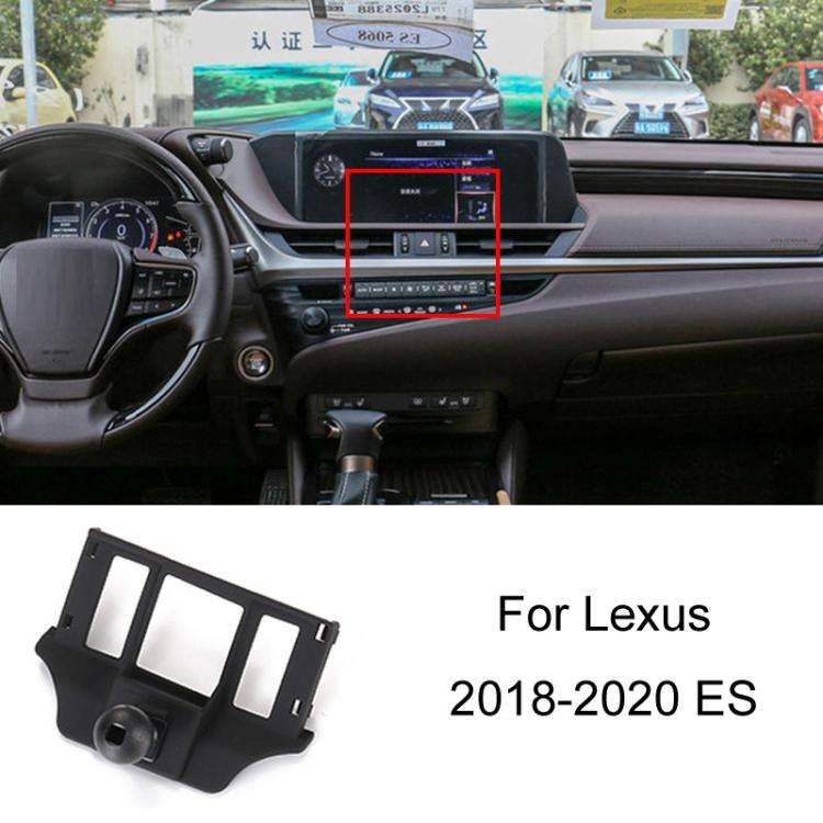For Lexus Car Special Mobile Phone Navigation Bracket Base, Model: 18-20 ES, Left Driving