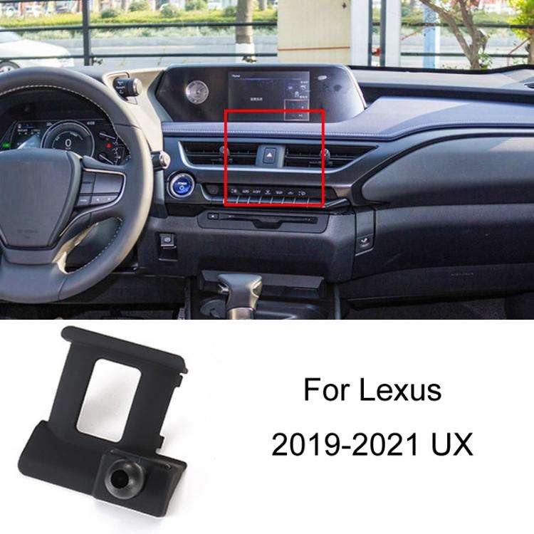 For Lexus Car Special Mobile Phone Navigation Bracket Base, Model: 19-21 UX, Left Driving