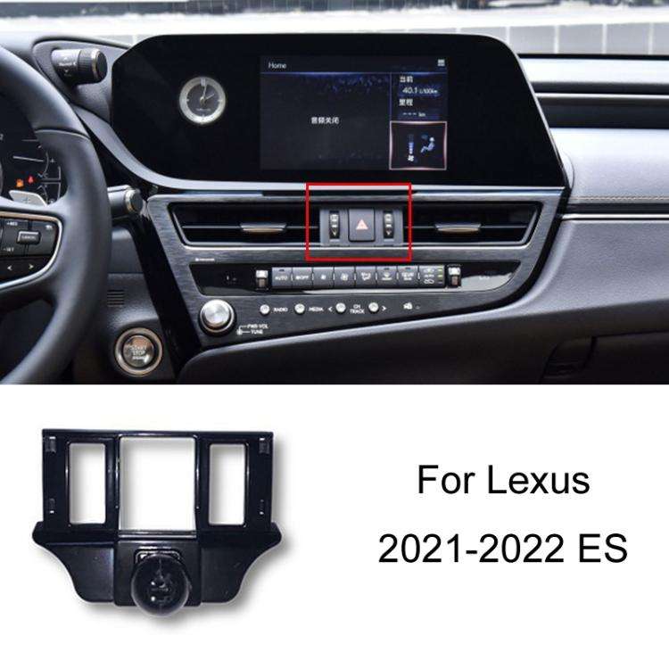 For Lexus Car Special Mobile Phone Navigation Bracket Base, Model: 21-22 ES, Left Driving