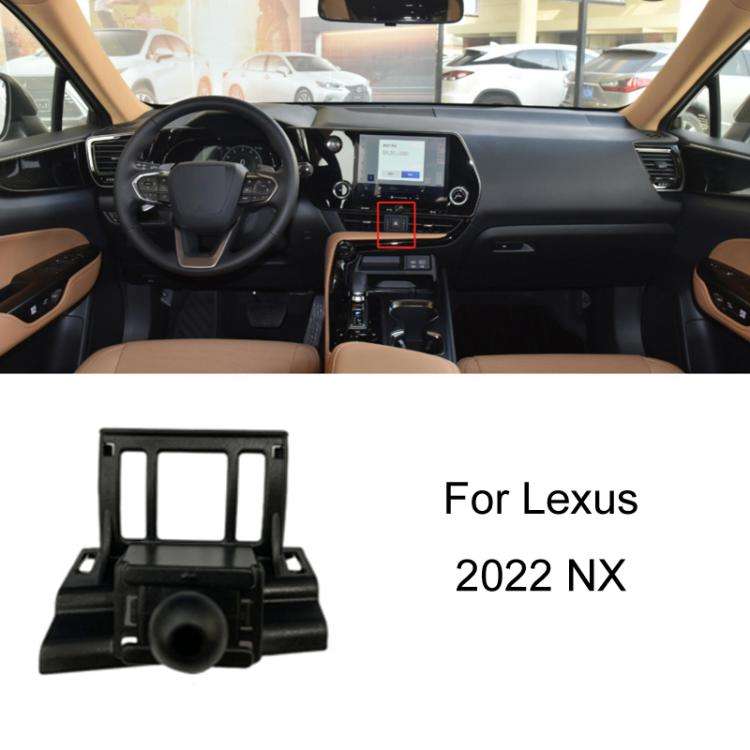 For Lexus Car Special Mobile Phone Navigation Bracket Base, Model: 22 NX, Left Driving