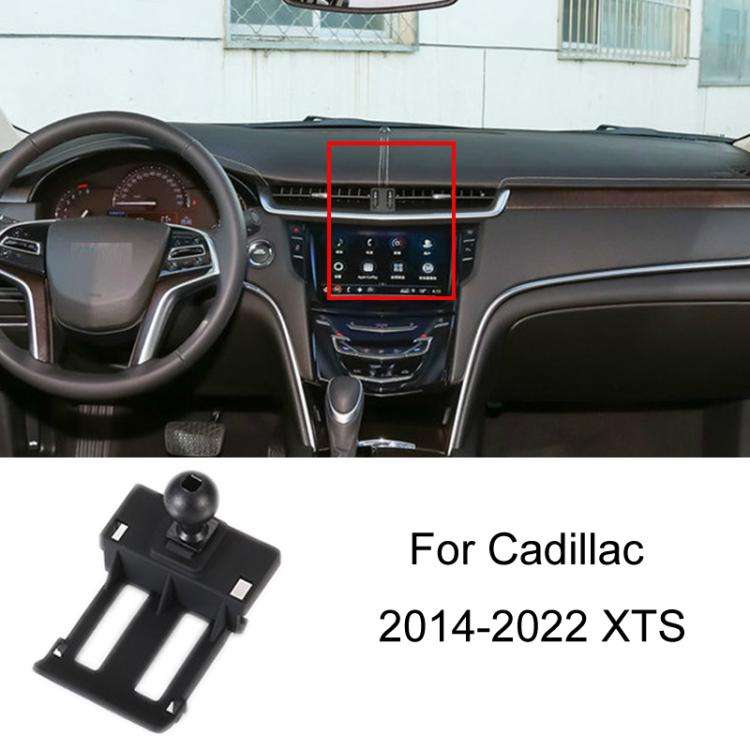 For Cadillac Left Driving Car Special Mobile Phone Navigation Bracket Base, Model: 14-22 XTS