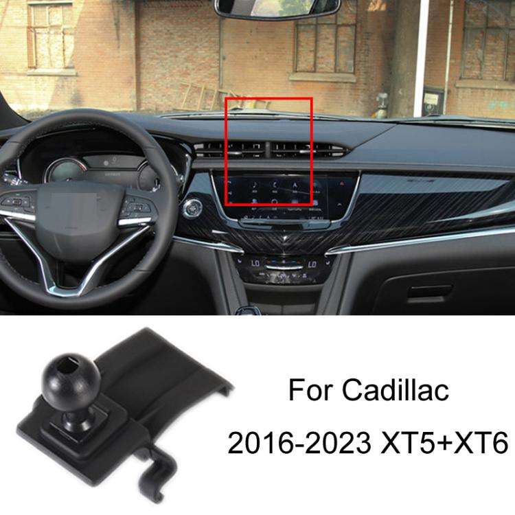 For Cadillac Left Driving Car Special Mobile Phone Navigation Bracket Base, Model: 16-23 XT5+XT6