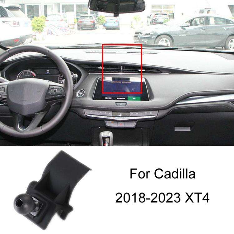 For Cadillac Left Driving Car Special Mobile Phone Navigation Bracket Base, Model: 18-23 XT4