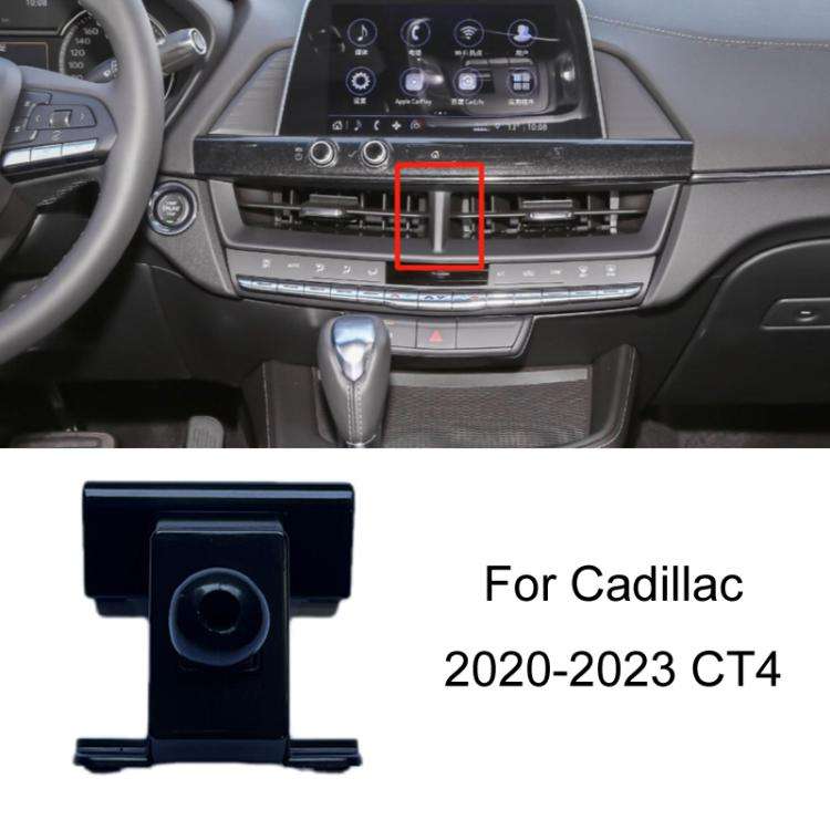 For Cadillac Left Driving Car Special Mobile Phone Navigation Bracket Base, Model: 20-23 CT4