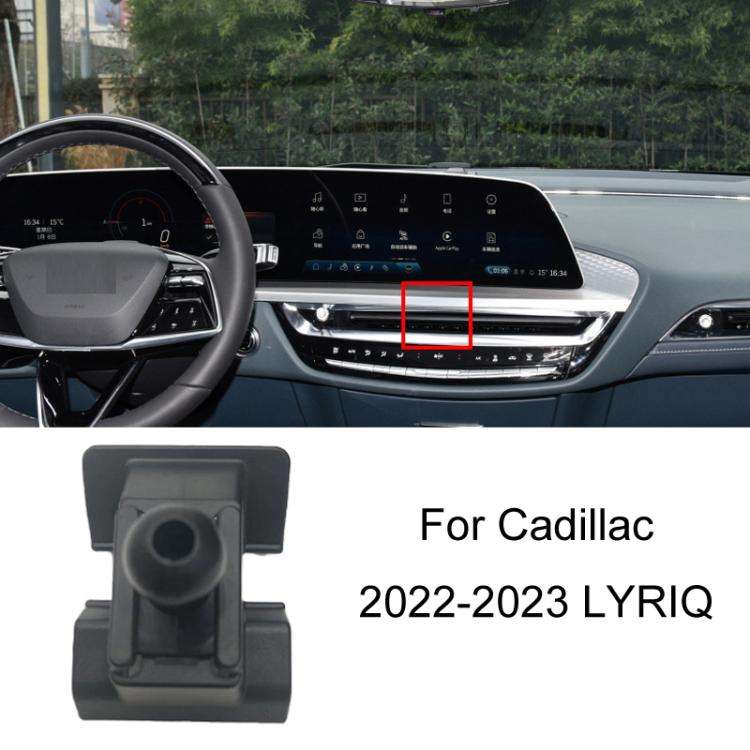 For Cadillac Left Driving Car Special Mobile Phone Navigation Bracket Base, Model: 22-23 LYRIQ
