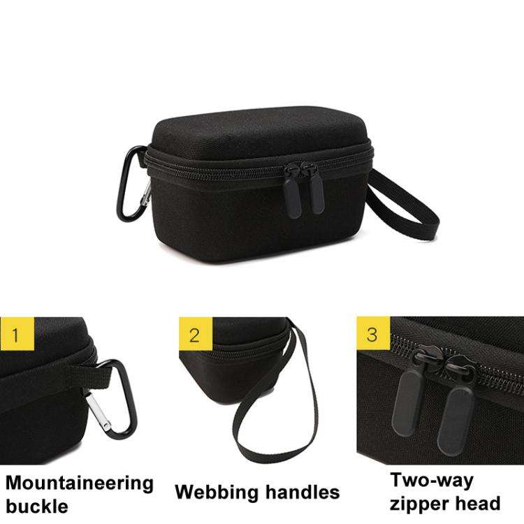 For Insta360 X4 BKANO INX4-001 Body Storage Bag Hard-shell Clutch Bag(Black)