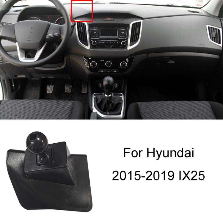 For Hyundai Left Driving Car Special Mobile Navigation Bracket Base, Model: 15-19 IX25