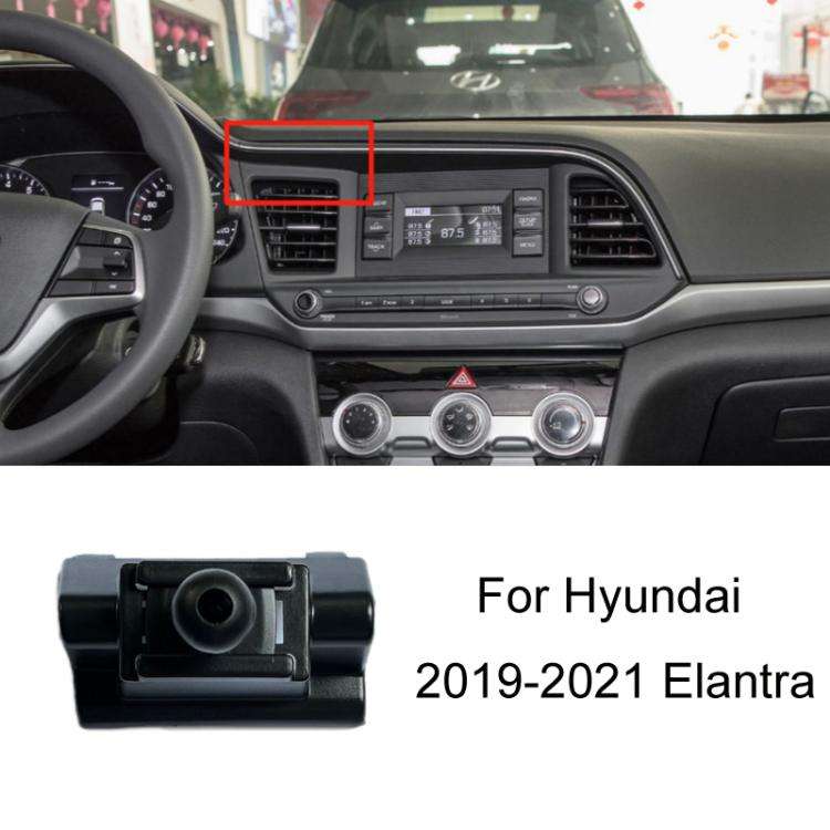 For Hyundai Left Driving Car Special Mobile Navigation Bracket Base, Model: 19-21 Elantra