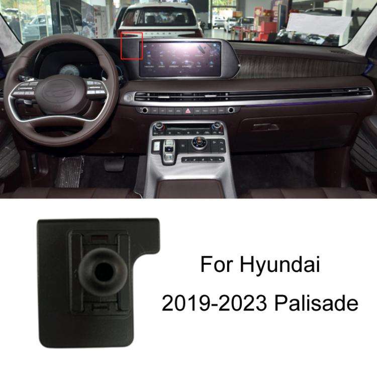 For Hyundai Left Driving Car Special Mobile Navigation Bracket Base, Model: 19-23 Palisade