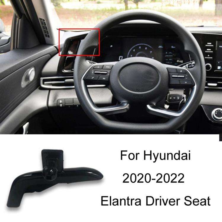 For Hyundai Left Driving Car Special Mobile Navigation Bracket Base, Model: 20-22 Elantra Driver ...