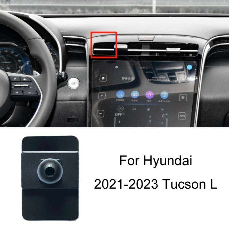 For Hyundai Left Driving Car Special Mobile Navigation Bracket Base, Model: 21-23 Tucson L