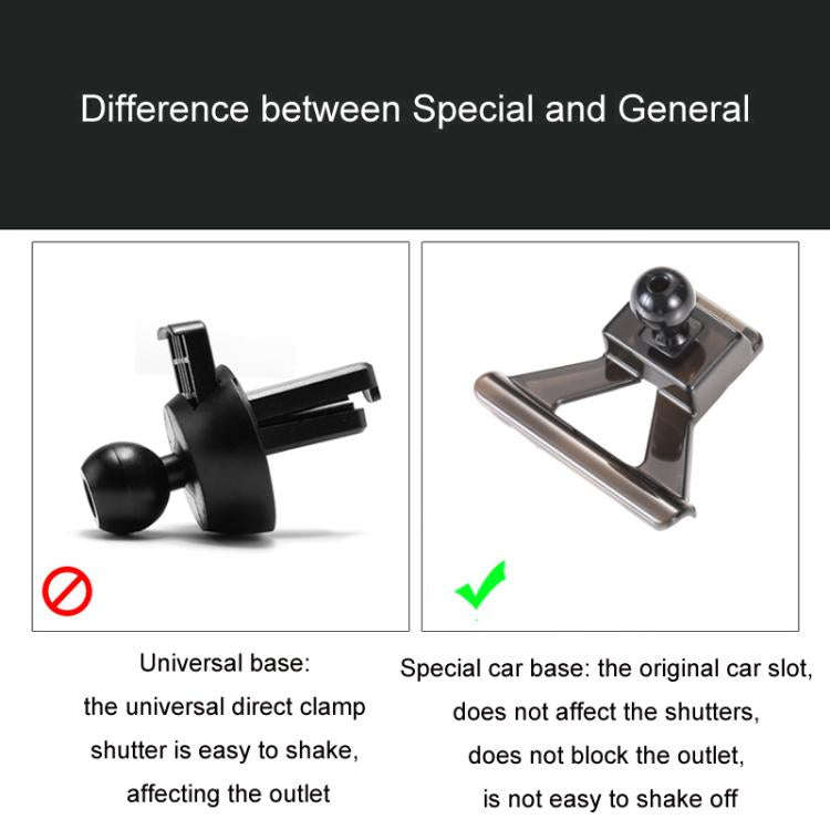 For Hyundai Left Driving Car Special Mobile Navigation Bracket Base, Model: 10-15 IX35