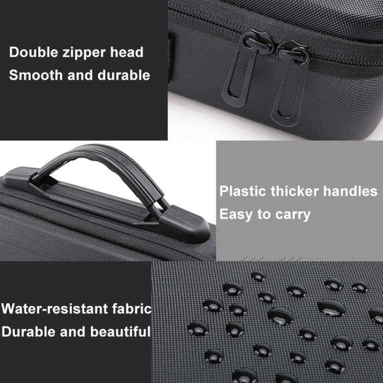 For Insta360 X4 BKANO INX4-002 Shoulder Handheld Storage Bag Crossbody Bag(Black)