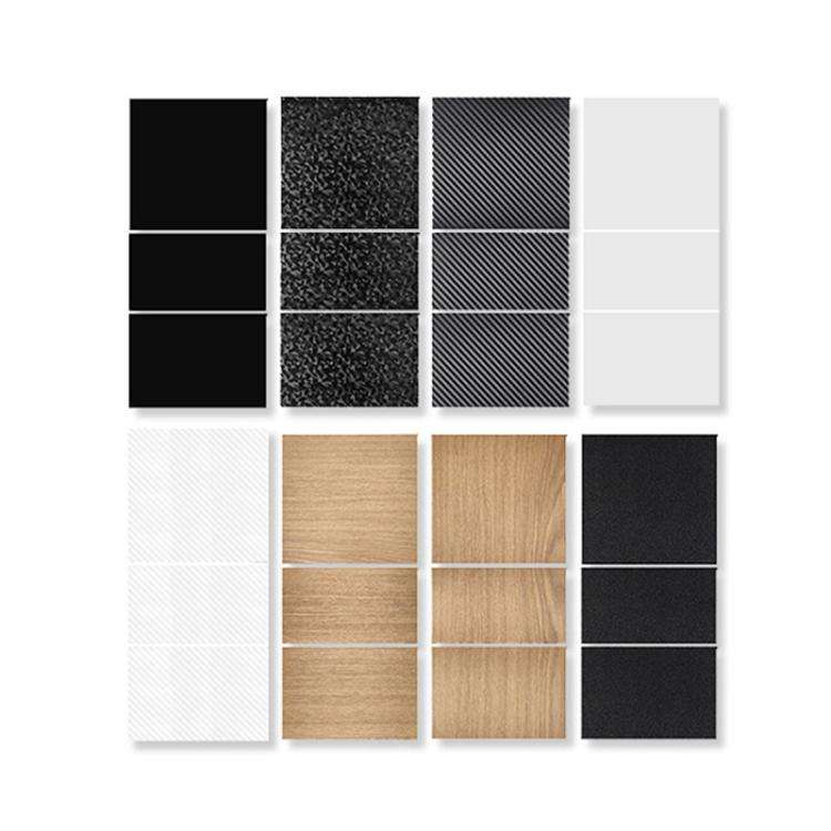 For Tesla Model 3 Renewed Center Console Panel Protection Sticker, Color: Matt Black