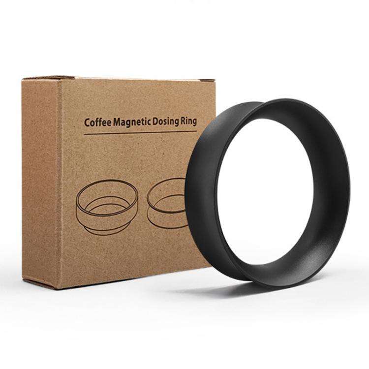 53mm Heightened Coffee Handle Powder Catch Magnetic Ring(Black)