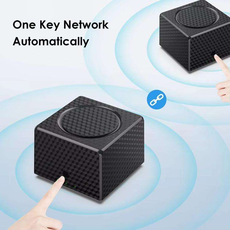 Urant USM16 1200Mbps Dual-band Mesh WiFi Router Signal Amplifier with 3 Gigabit Ethernet Ports(Wh...