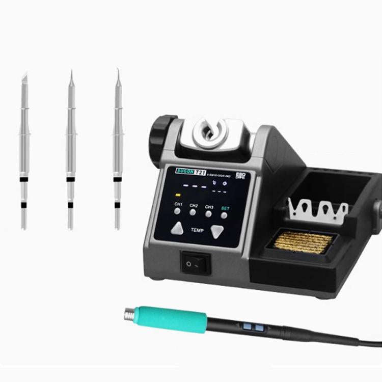 SUGON T21 Constant Temperature Soldering Station 120W High Power Soldering Iron With I/IS/K Tip N...