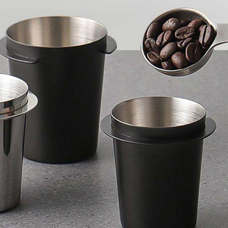 Thickened Coffee Catchers Espresso Machine Handle Catch Tool, Style: 51mm Stainless Steel Mirror