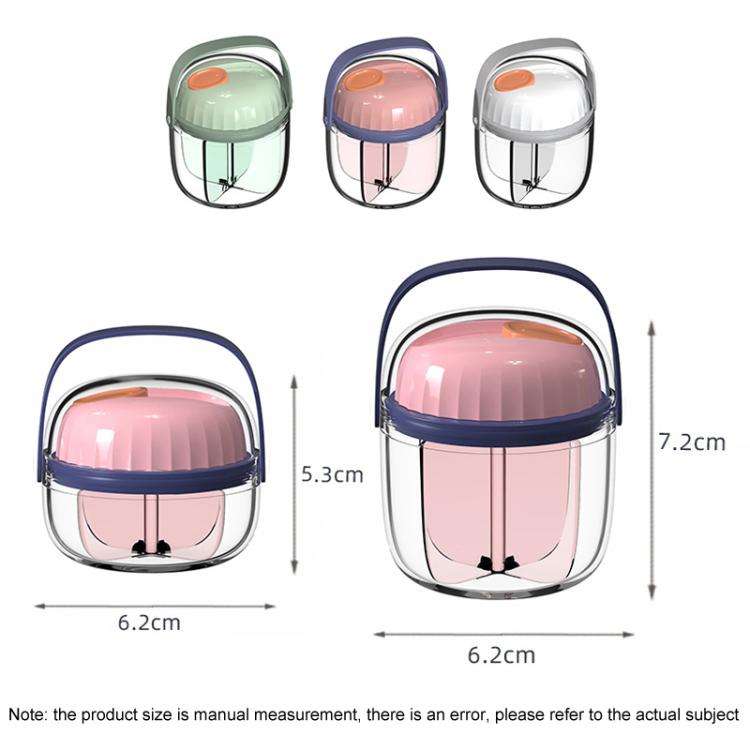 Portable Pill Box Sealed Waterproof Pill Dispenser Drugs Medicine Organizer Dispenser Box, Color:...