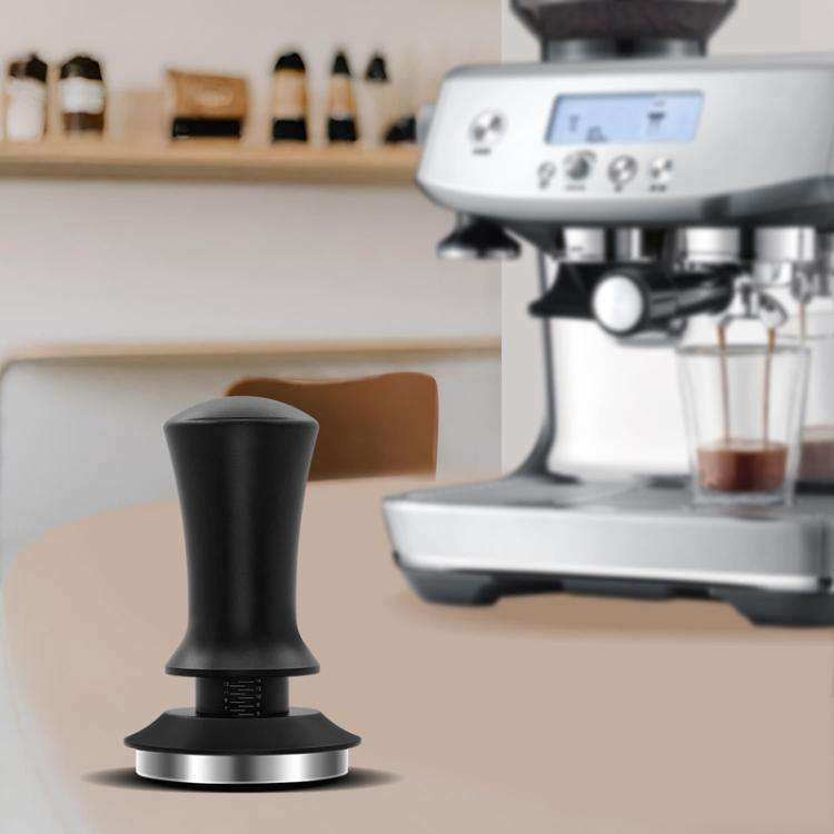 Scale Horizontal Constant Pressure Coffee Grinder Stretching Powder Press Hammer, Style: Black Th...