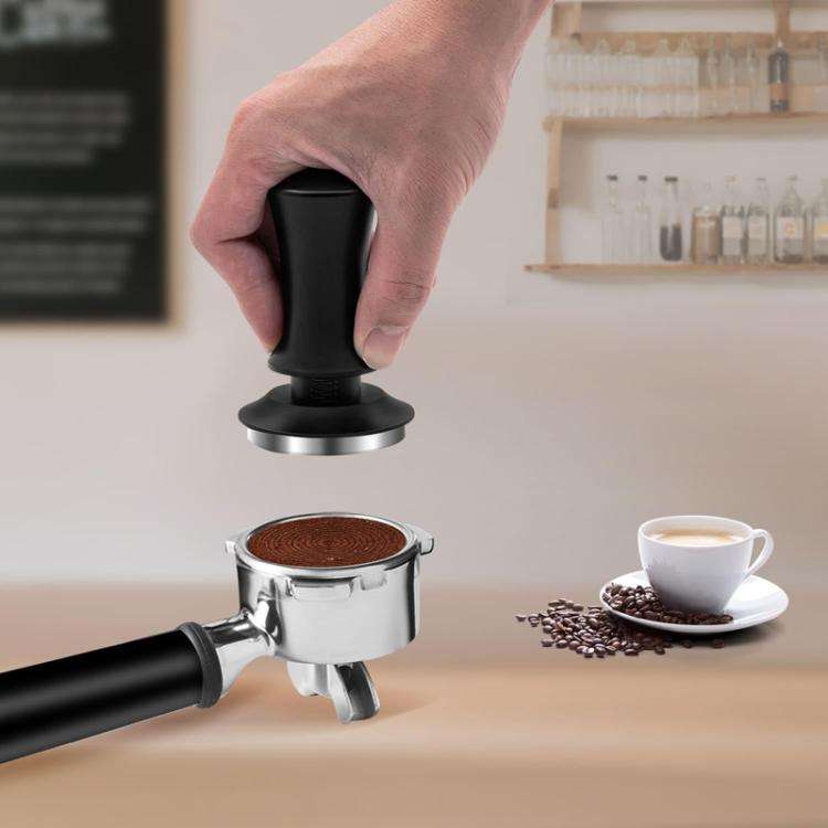 Scale Horizontal Constant Pressure Coffee Grinder Stretching Powder Press Hammer, Style: Black Th...