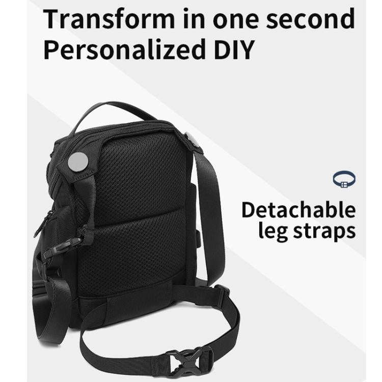 Ozuko Motorcycle Riding Leg Bag Multifunctional Sports Waterproof Waist Bag(Blue)