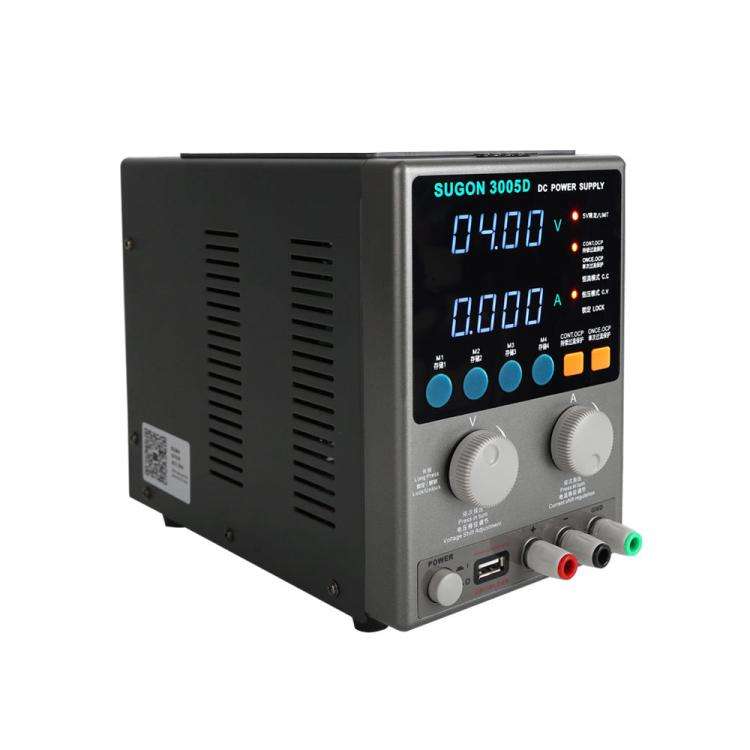 SUGON 3005D 4 Digital Display Power Supply Meter High Power Regulated Power Supply US Plug