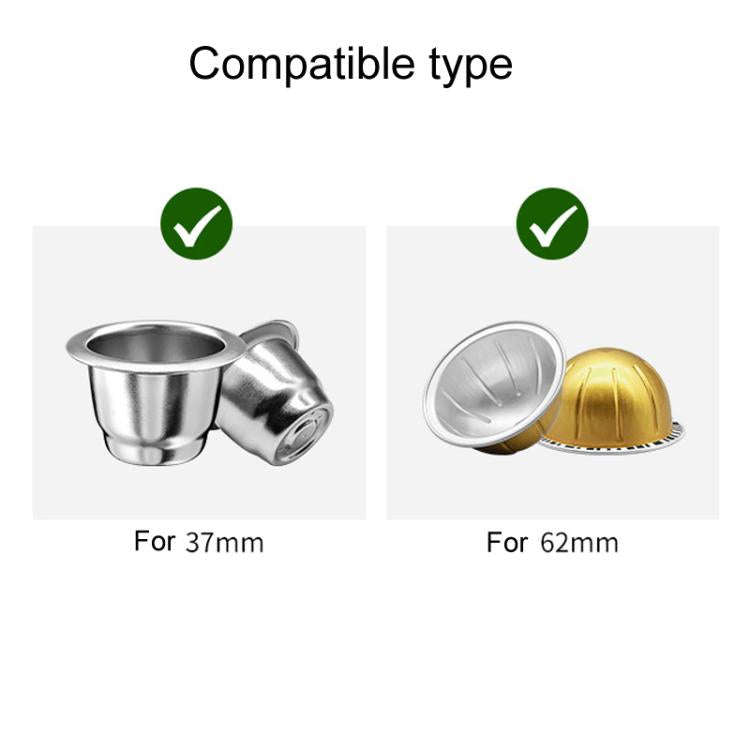 62mm 100pcs / Set For Nestle Vertuo Coffee Maker Disposable Capsule Aluminum Foil Sealer Paper