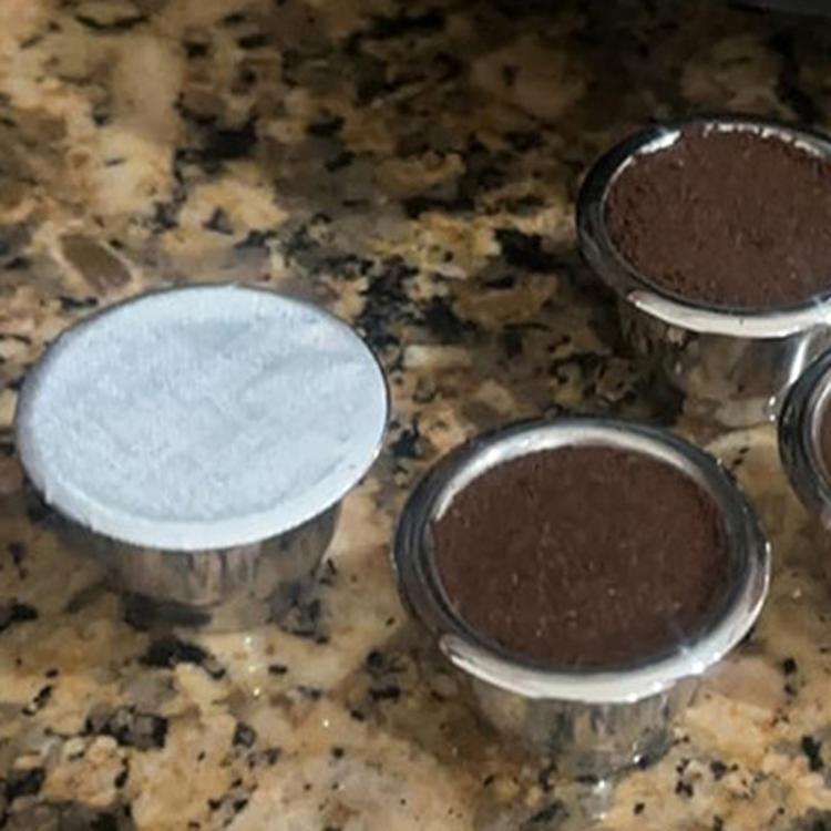 62mm 100pcs / Set For Nestle Vertuo Coffee Maker Disposable Capsule Aluminum Foil Sealer Paper