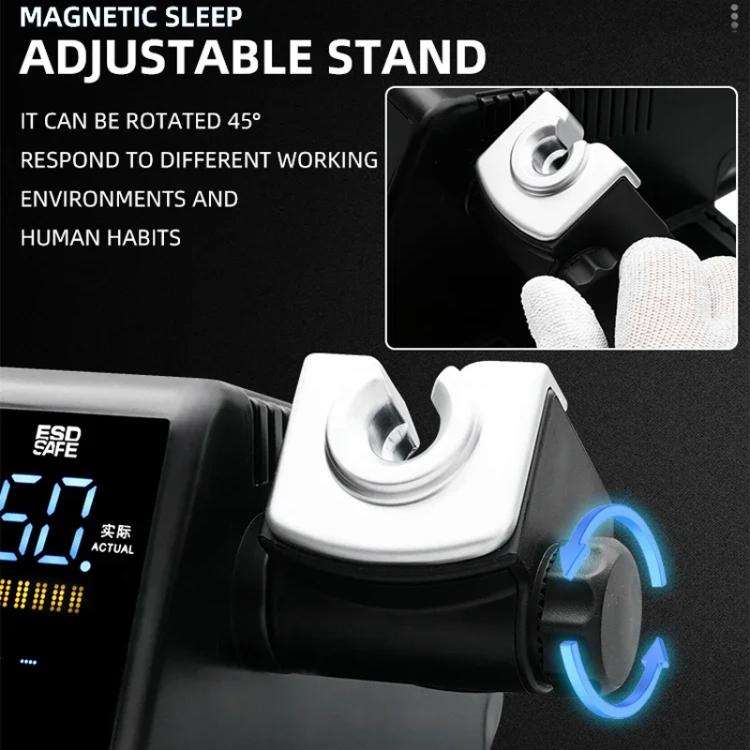SUGON T60+TJ8+210/115 Handle+I/K/IS Tips x 6 Precision Soldering Station Soldering Iron Set Cell ...