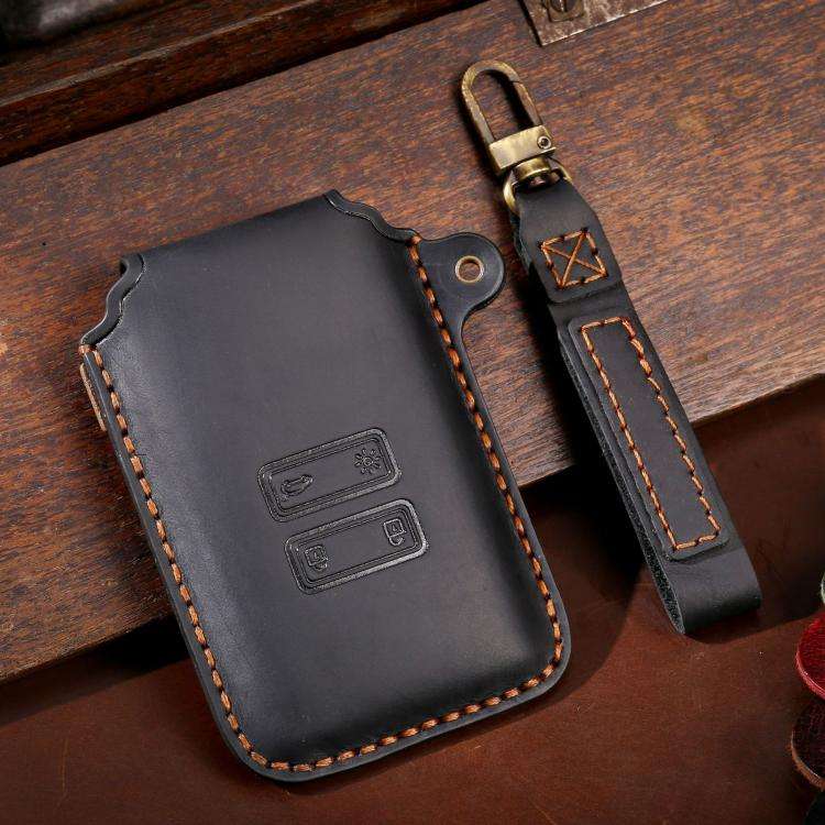 Hallmo For Renault Car Key Protective Cover Key Storage Bag, Color: C199 Black