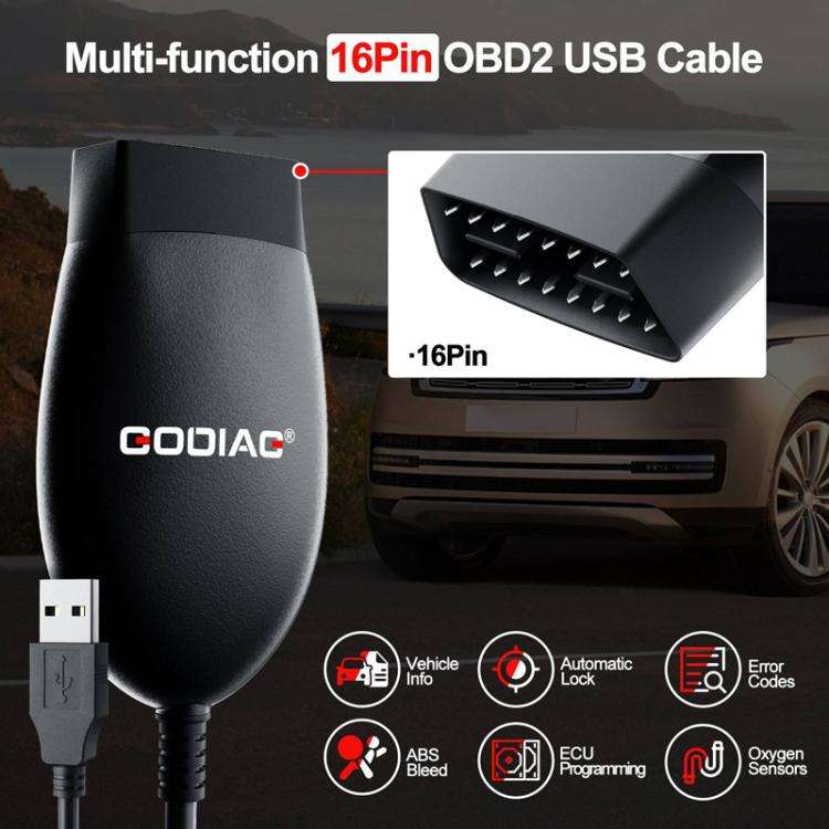 GODIAG GD101 J2534 Passthru Diagnostic Cable For Ford / Mazda / Honda / Toyota