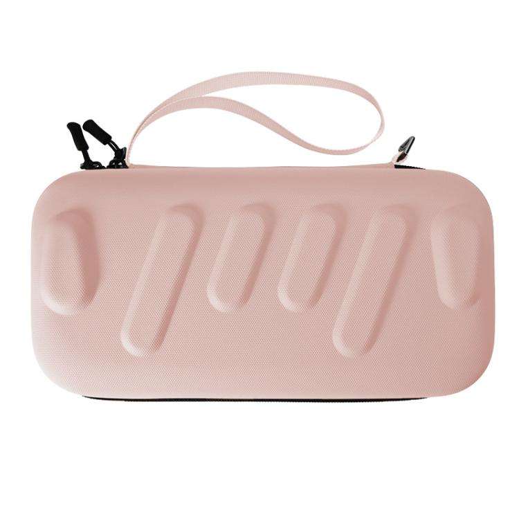 For Nintendo Switch / Switch OLED Storage Bag Portable Hard Shell Handbag US Plug Version(Pink)