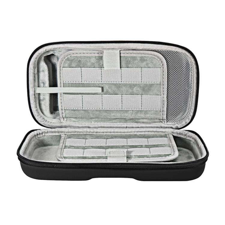 For Nintendo Switch / Switch OLED Storage Bag Portable Hard Shell Handbag US Plug Version(Gray)