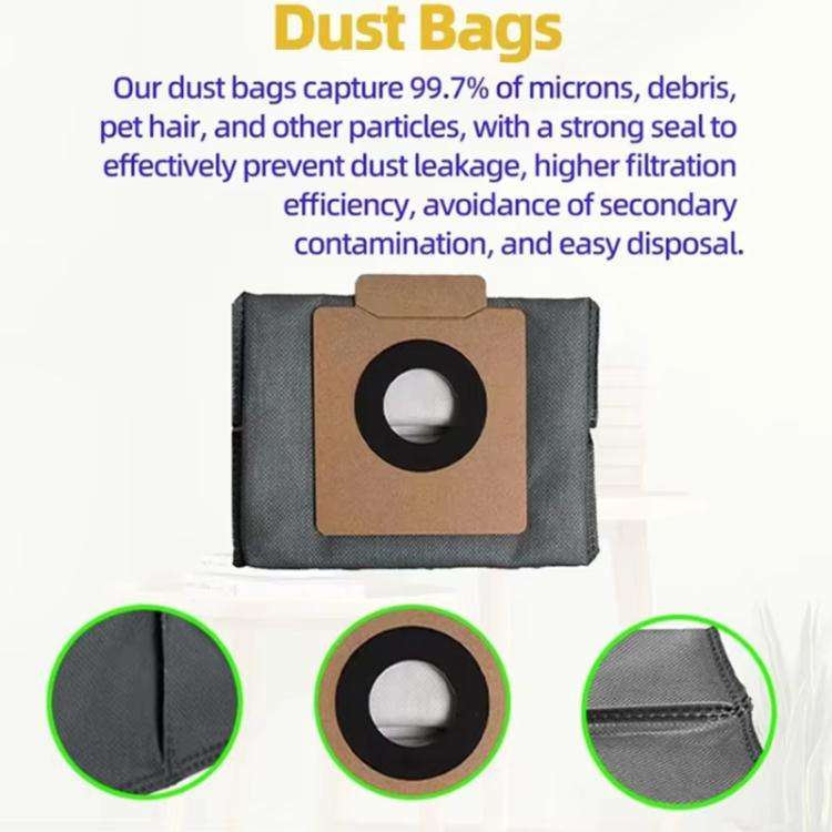 3pcs Filter For Eufy X10 Pro Omni Robot Vacuum Replacement Parts