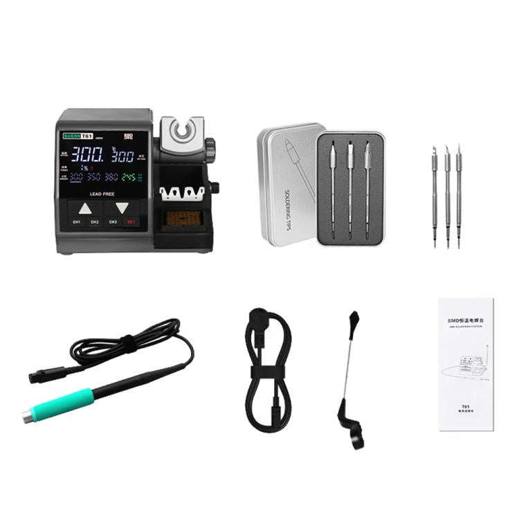 SUGON T61+T245 Handle+470/245 Tips x 6 Precision Soldering Station 400W High Power Soldering Iron...