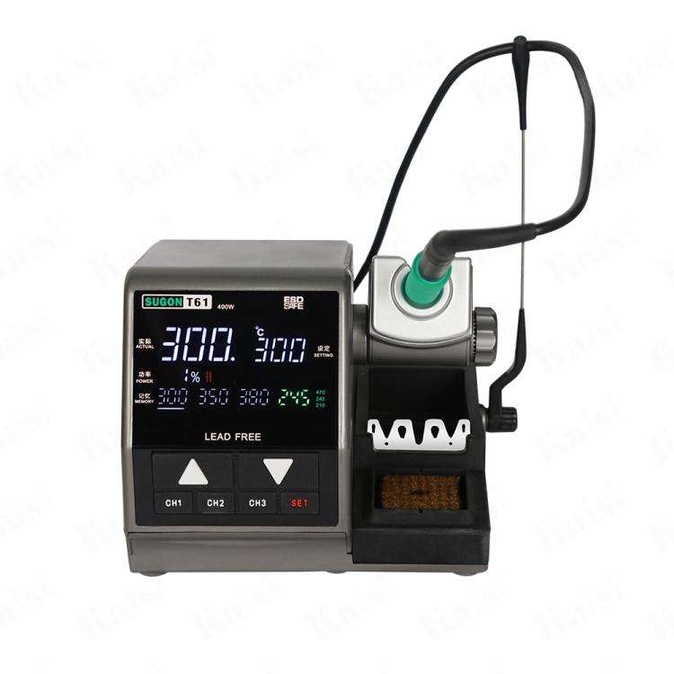 SUGON T61+T245 Handle+470/245 Tips x 6 Precision Soldering Station 400W High Power Soldering Iron...