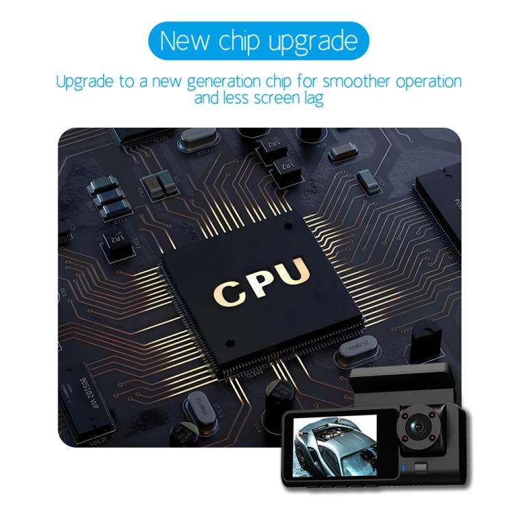 G71 HD 1080P Three-Lens 2.0-Inch Infrared Night Vision Driving Recorder, Spec: WIFI Connection