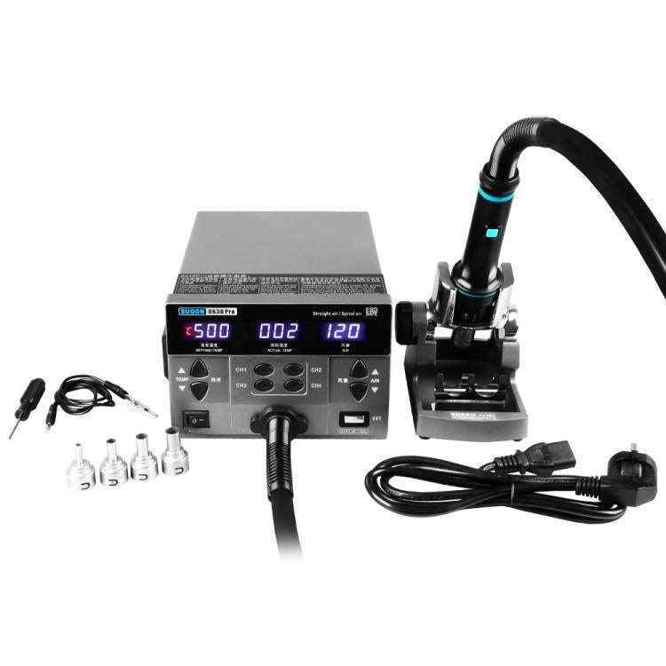SUGON 8630 Pro Large Wind Power Cell Phone Repair CPU Digital Display Hot Air Soldering Station U...