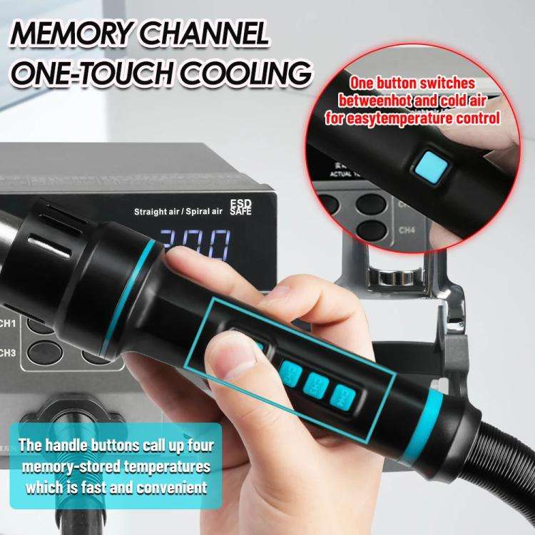 SUGON 8630 Pro Large Wind Power Cell Phone Repair CPU Digital Display Hot Air Soldering Station E...