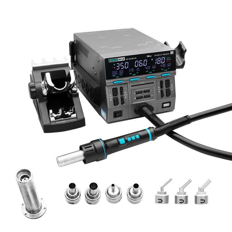 SUGON 8650 1300W Hot Air Soldering Station Big Wind Power Maintenance Motherboard CPU Desoldering...