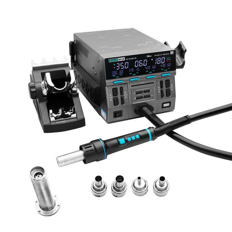 SUGON 8650 1300W Hot Air Soldering Station Big Wind Power Maintenance Motherboard CPU Desoldering...