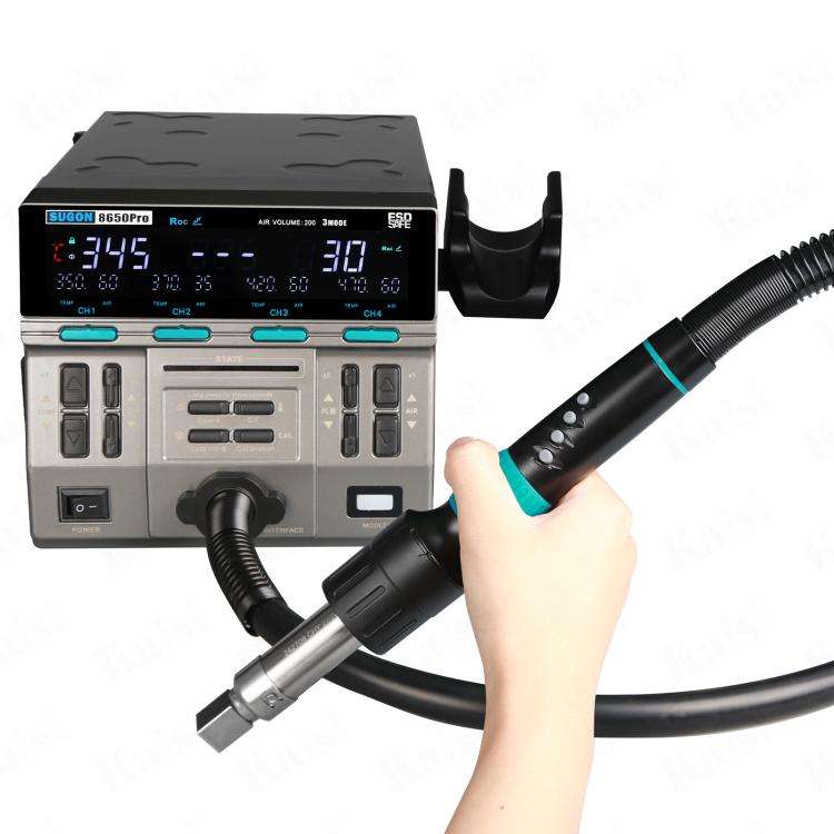 SUGON 8650Pro Curve Hot Air Soldering Station 1300W High Wind Power Maintenance Motherboard CPU D...