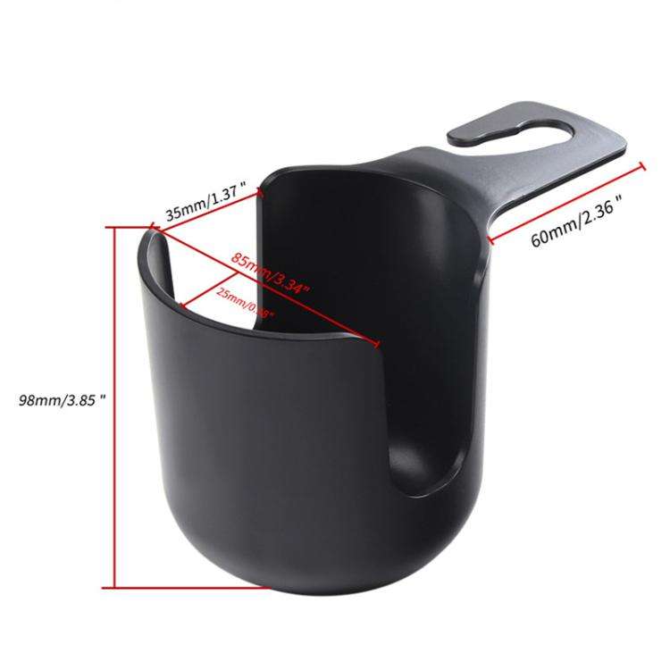 1010 Multifunctional Car Seat Water Cup Holder Car Headrest Hook(Pink)
