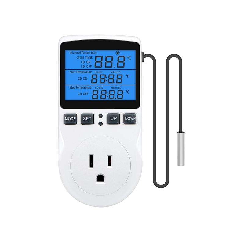 Backlight Smart Digital Thermostat Countdown Temperature Control Switch Socket Timing Temperature...