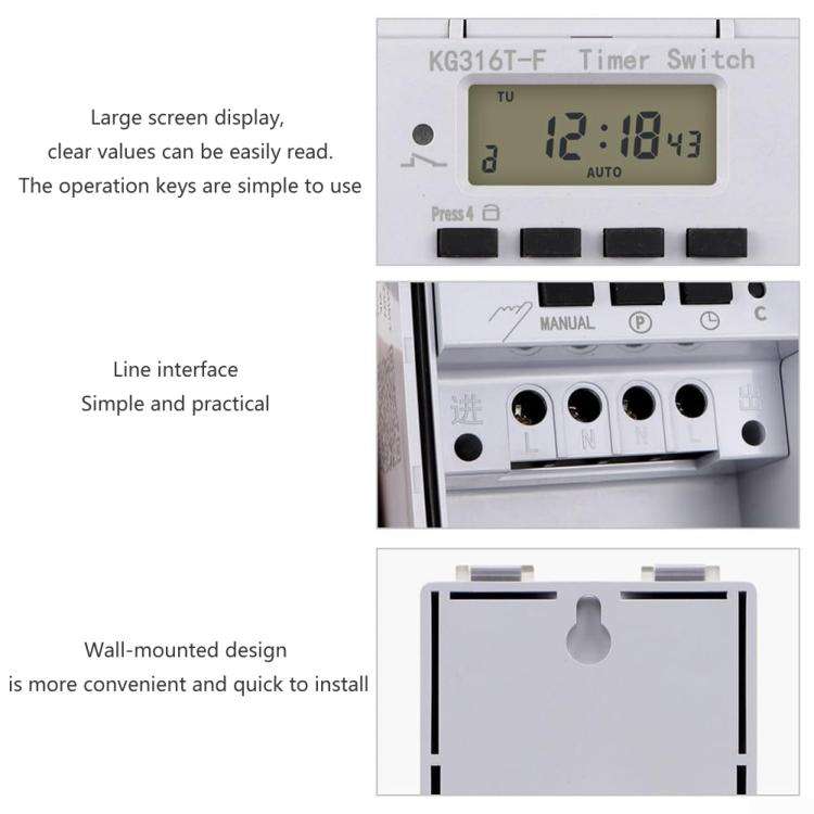 220V Household Automatic Switch Intelligent Timer
