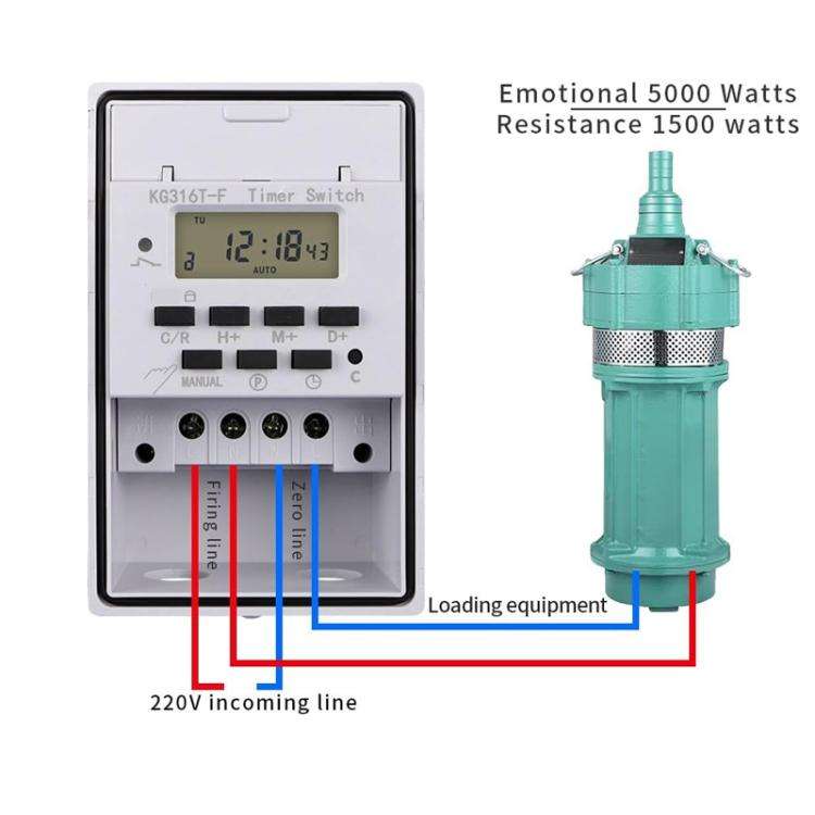 220V Household Automatic Switch Intelligent Timer