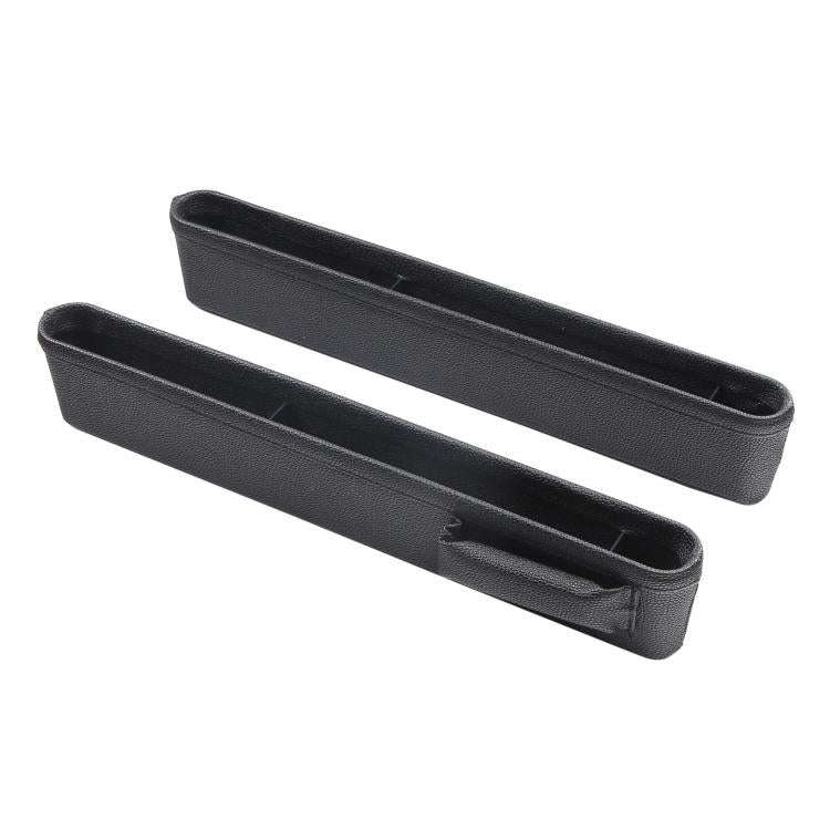 4207 1pair Universal Car Gap Storage Box Interior Decoration Supplies Car Storage Box(Black)